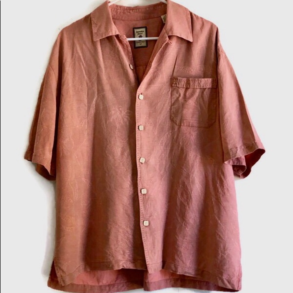 Jamaica Jaxx Size L, Auth Island Style 100% Silk